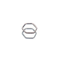 Hexagon CZ Stainless Steel CZ Ring - Hexagon CZ Stainless Steel CZ Ring - Default Title by CRUXJEWELRY