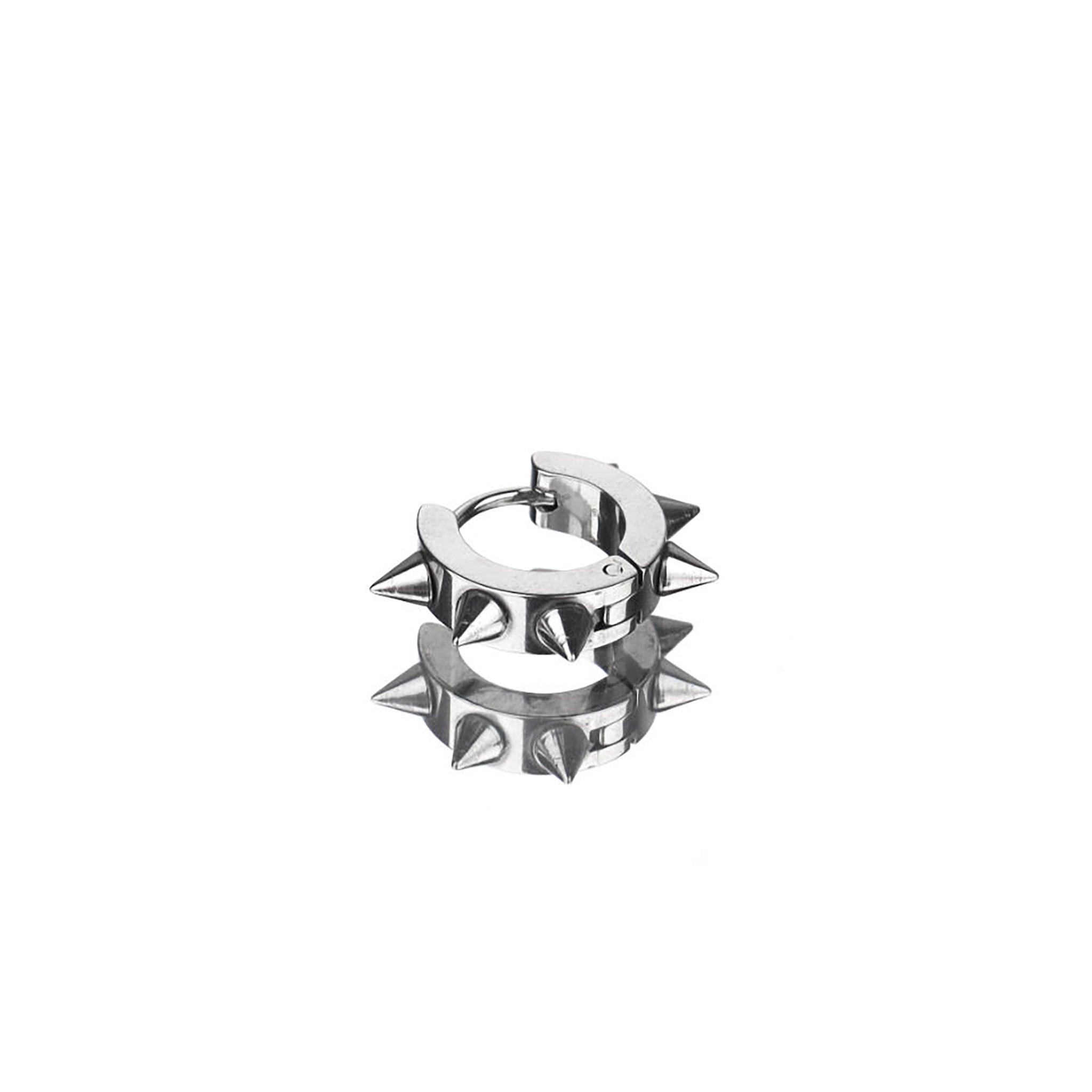 Six Spike Stud Stainless Steel Earrings
