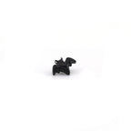 Hallowmas - Dark Gothic Bat Internally Threaded Stainless Steel Lip Ring - Hallowmas - Dark Gothic Bat Internally Threaded Stainless Steel Lip Ring - 6mm by CRUXJEWELRY