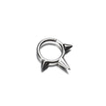 Stainless steel Tapered Spike Hoop - Stainless steel Tapered Spike Hoop - Sliver by CRUXJEWELRY