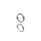 Openwork Heart Stainless Steel Earrings - Openwork Heart Stainless Steel Earrings - Single / 8mm by CRUXJEWELRY