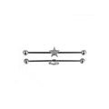 Sliver Pentagram Stainless Steel Industrial Barbell - Sliver Pentagram Stainless Steel Industrial Barbell - Default Title by CRUXJEWELRY