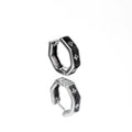 Oil Slick Cross Stainless Steel Earrings - Oil Slick Cross Stainless Steel Earrings - Single by CRUXJEWELRY