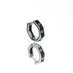 Oil Slick Cross Stainless Steel Earrings - Oil Slick Cross Stainless Steel Earrings - Single by CRUXJEWELRY
