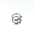 Multicolored Titanium Serpent Septum Clicker - Multicolored Titanium Serpent Septum Clicker - Sliver by CRUXJEWELRY