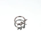 Multicolored Titanium Serpent Septum Clicker - Multicolored Titanium Serpent Septum Clicker - Sliver by CRUXJEWELRY
