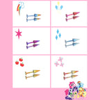 MLP Titanium Zirconia Devil Spike Stud - Ear & Lip - MLP Titanium Zirconia Devil Spike Stud - Ear & Lip - Rainbow Dash / 5mm by CRUXJEWELRY