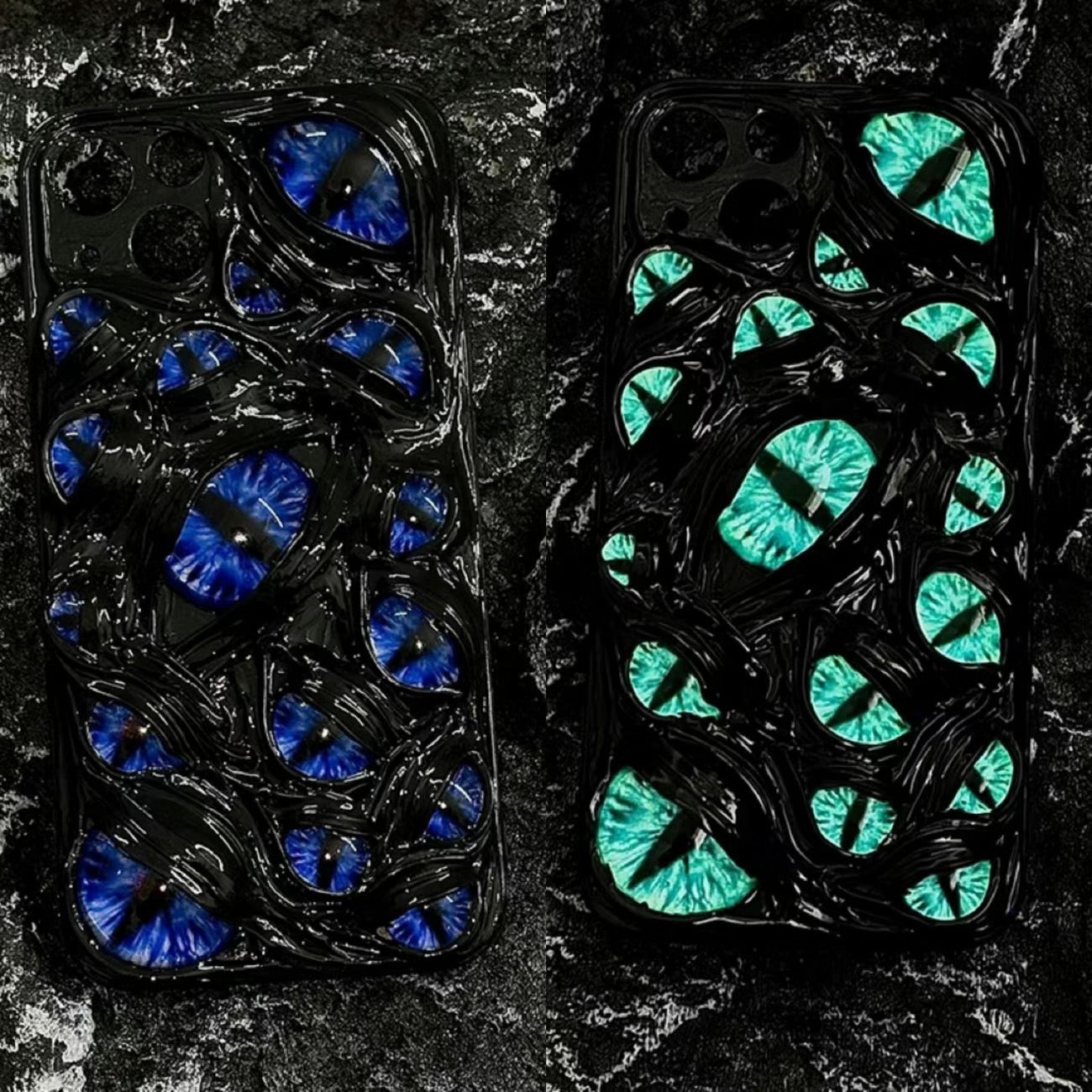 Eldritch Skin: The Watcher - 3D Cthulhu Eyeball Case(6 Glow Styles)