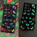 Demon Cat Eye 3D Gothic Phone Case Series Glow-in-the-Dark