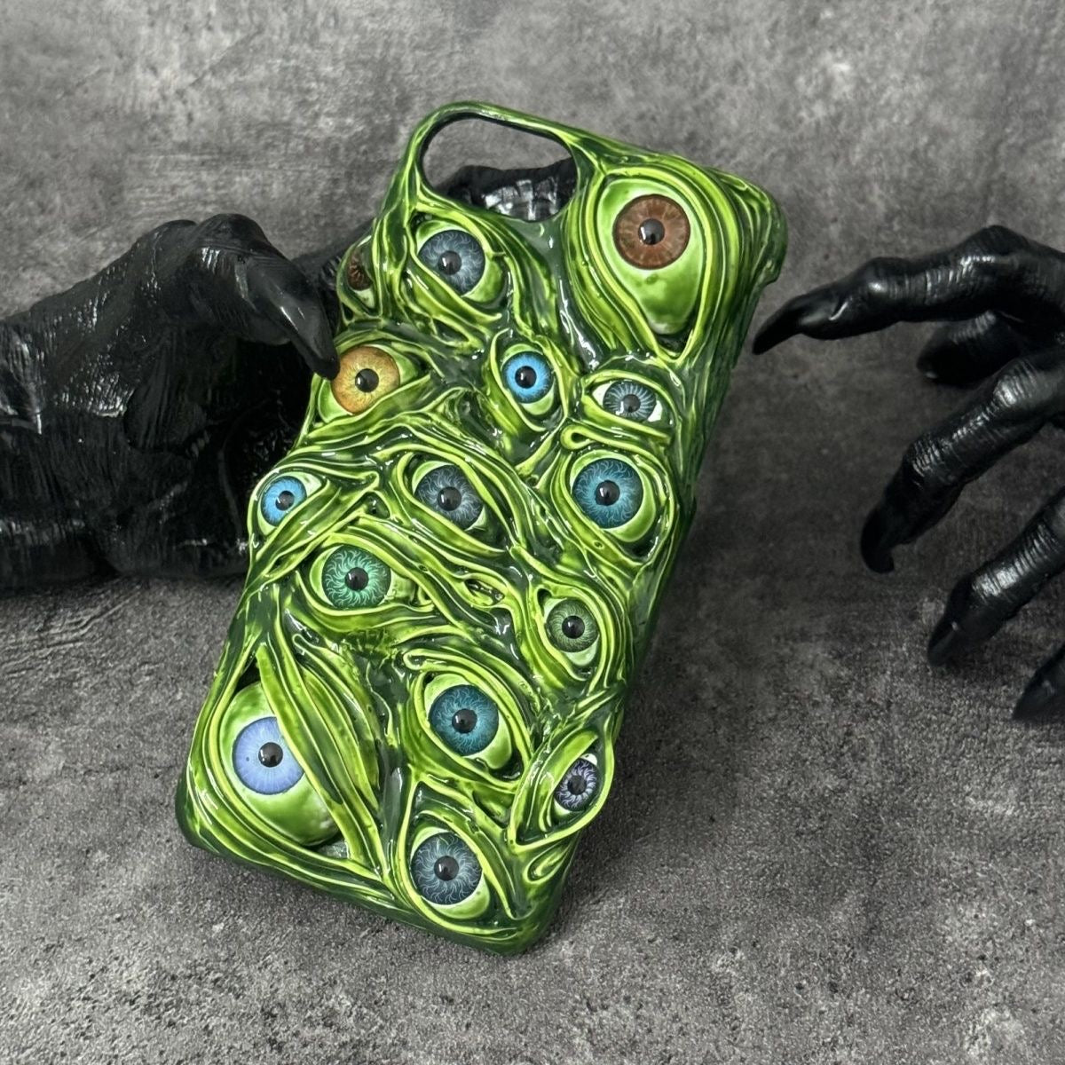 "Thousand Eyes" Cthulhu Monster 3D Phone Case | Textured Creepy Cute Cover