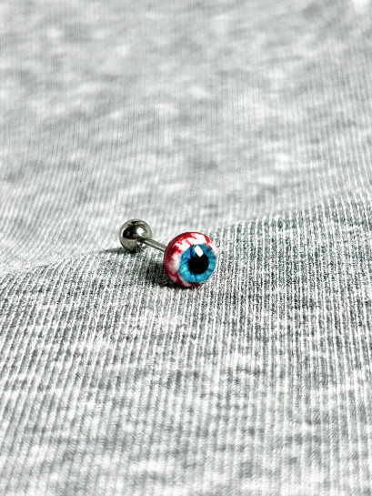 Cthulhu Eye - Bloody Mary Twin Gaze | Ear/Tongue/Lip Stud Barbell