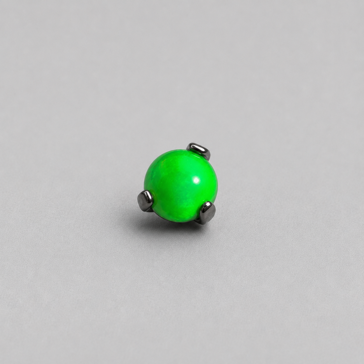 Titanium Nebula Opal Three-Prong Piercing Top