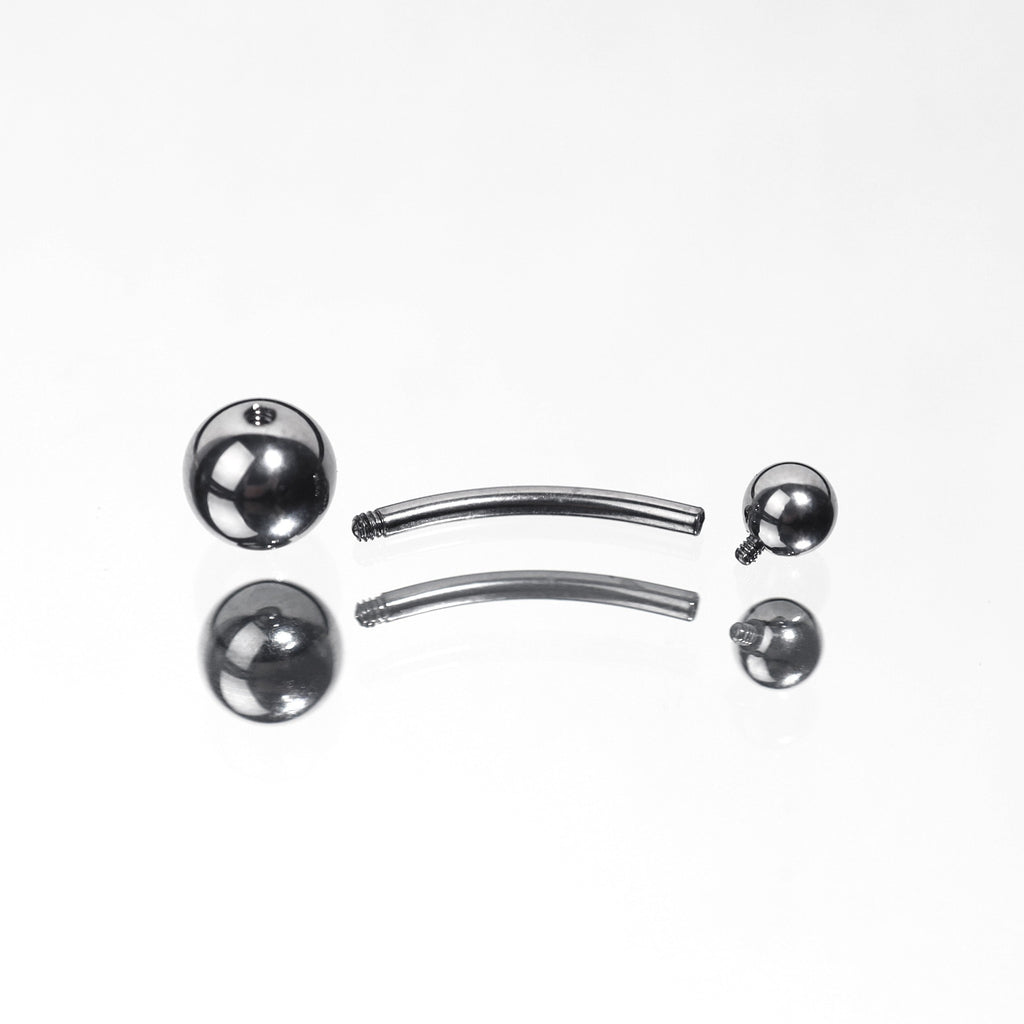 Classic Internally Threaded Titanium Belly Ring - Classic Internally Threaded Titanium Belly Ring - Sliver / 6 mm by CRUXJEWELRY