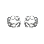 Punk Hoop Stainless Steel Earrings Clicker - Punk Hoop Stainless Steel Earrings Clicker - Set by CRUXJEWELRY