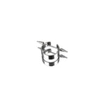 Spike Externally Threaded Stainless Steel Nipple Rings - Spike Externally Threaded Stainless Steel Nipple Rings - Default Title by CRUXJEWELRY