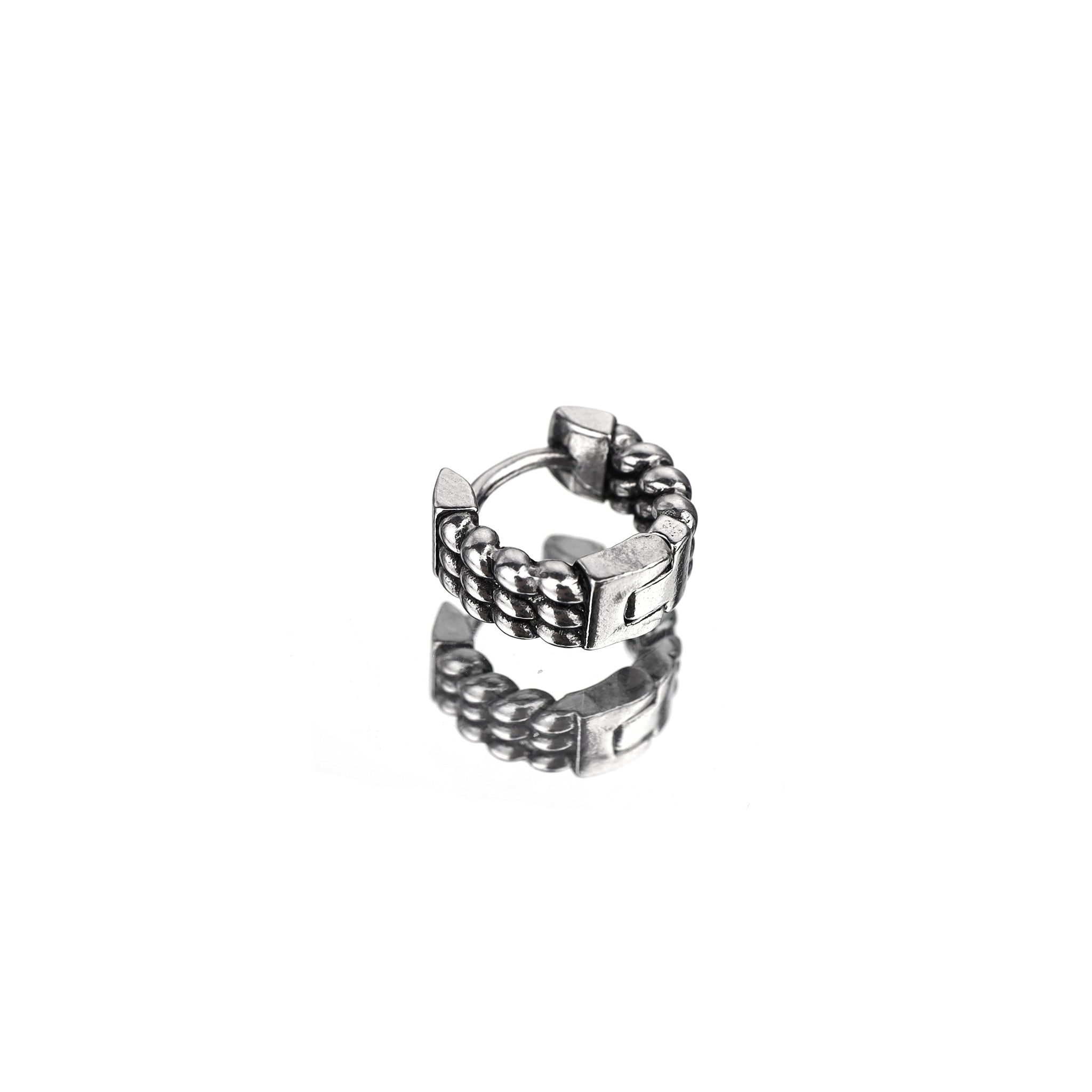 Engraved Rope Knot Stainless Steel Earrings - Engraved Rope Knot Stainless Steel Earrings - Default Title by CRUXJEWELRY