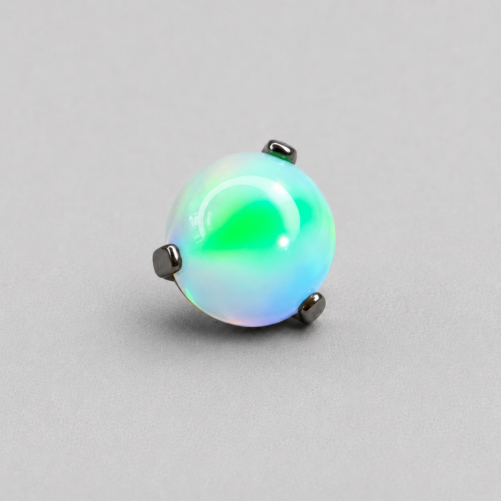 Titanium Nebula Opal Dragon-Claw Piercing Top