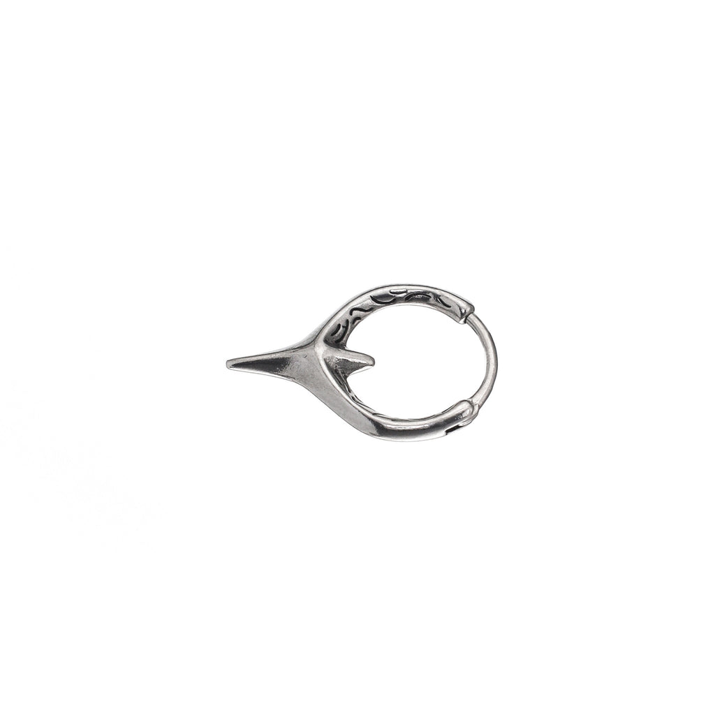 Engraved Punk Fangs Stainless Steel Earrings - Engraved Punk Fangs Stainless Steel Earrings - Single by CRUXJEWELRY