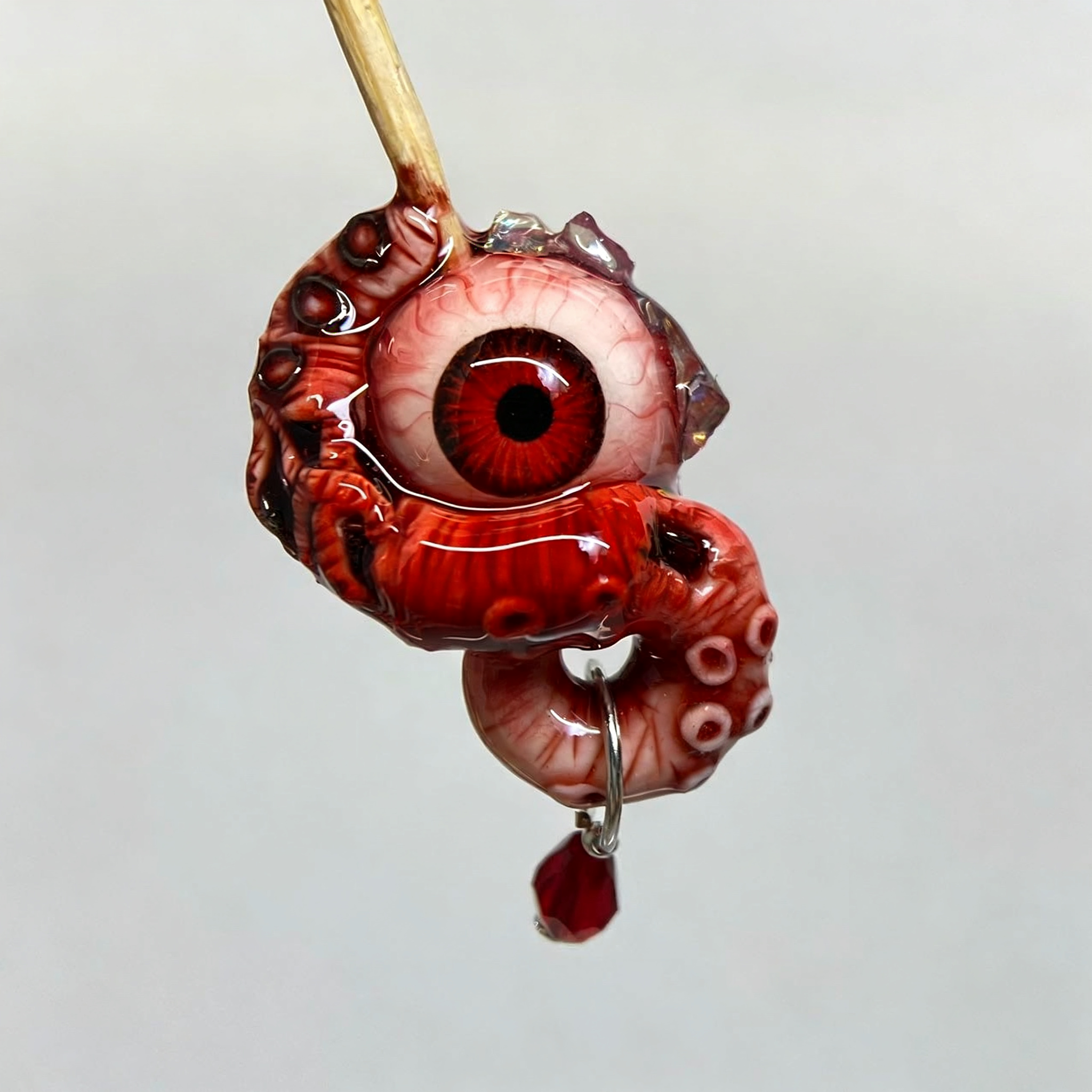Demon’s Gaze Tentacle Eyeball Dangle Earring
