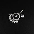 Tassel Dangle S925 Sterling Silver Belly Ring - Tassel Dangle S925 Sterling Silver Belly Ring - 6 mm by CRUXJEWELRY