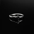 Gothic Cross Stainless Steel Segment Hoop - Gothic Cross Stainless Steel Segment Hoop - 8 mm by CRUXJEWELRY