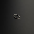 Teardrop Basic stainless steel Segment Hoop - Teardrop Basic stainless steel Segment Hoop - Default Title by CRUXJEWELRY