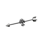 Crossbow Stainless Steel Industrial Barbell - Crossbow Stainless Steel Industrial Barbell - Default Title by CRUXJEWELRY