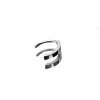 Curved Clicker Stainless Steel Belly Ring - Curved Clicker Stainless Steel Belly Ring - 10 mm by CRUXJEWELRY