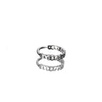 Openwork Heart Stainless Steel Earrings - Openwork Heart Stainless Steel Earrings - Single / 8mm by CRUXJEWELRY