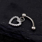 Cross CZ Stainless Steel Rook Stud - product image 2