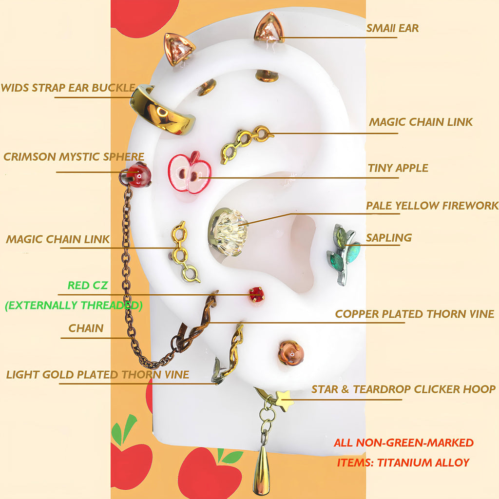 MLP Applejack Series Ear Accessories Set