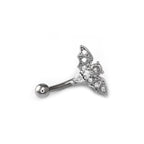 Bat CZ Externally Threaded Stainless Steel EyeBrow Studs - Bat CZ Externally Threaded Stainless Steel EyeBrow Studs - Default Title by CRUXJEWELRY