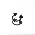 Surgical Steel Spike & Ball Rings - Surgical Steel Spike & Ball Rings - Sliver / Spike / 8mm by CRUXJEWELRY