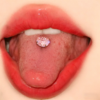 Dazzling Firework Cut 6mm CZ Tongue Ring - Drink-Safe Titanium Barbell