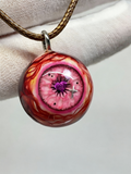 Crimson Pact Glitter Eye Necklace | Handcrafted Dark Fantasy Gothic Accessory（1PCS）