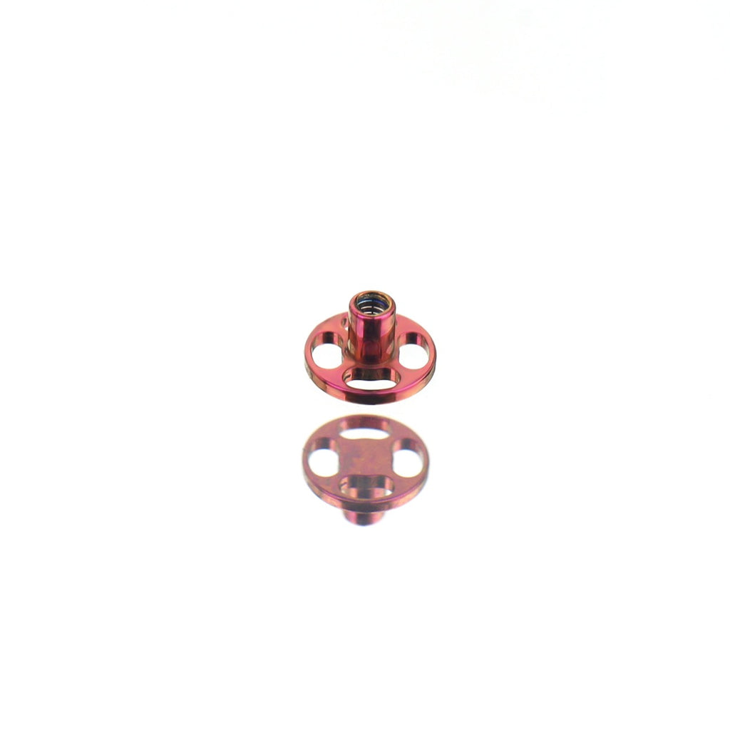 ASTM F136 Titanium Microdermal Anchor Base - ASTM F136 Titanium Microdermal Anchor Base - Strip / Yellow by CRUXJEWELRY