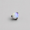 Titanium Nebula Opal Three-Prong Piercing Top