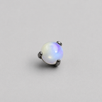 Titanium Nebula Opal Three-Prong Piercing Top