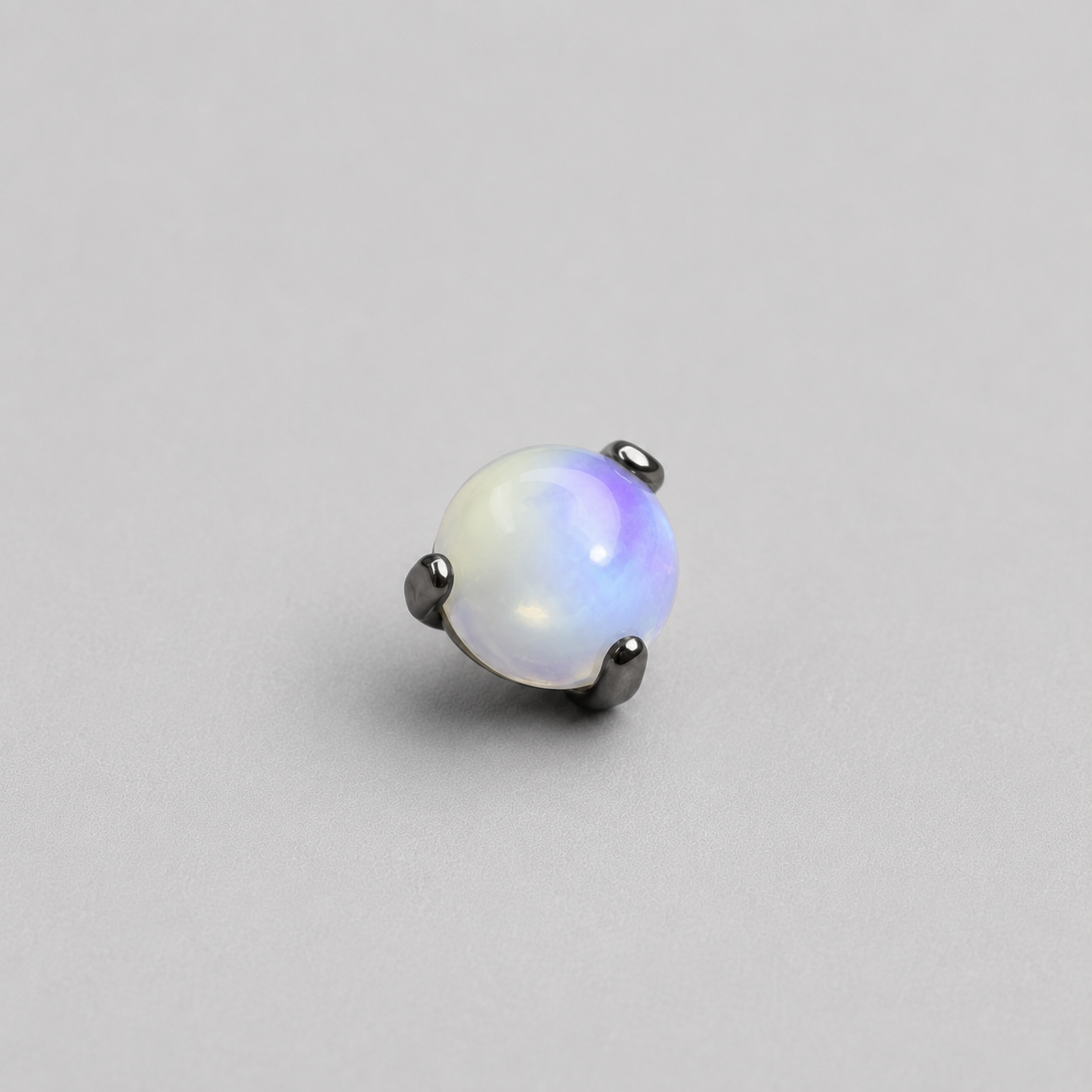 Titanium Nebula Opal Three-Prong Piercing Top