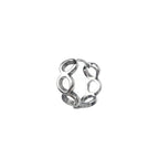Punk Hoop Stainless Steel Earrings Clicker - Punk Hoop Stainless Steel Earrings Clicker - Single by CRUXJEWELRY