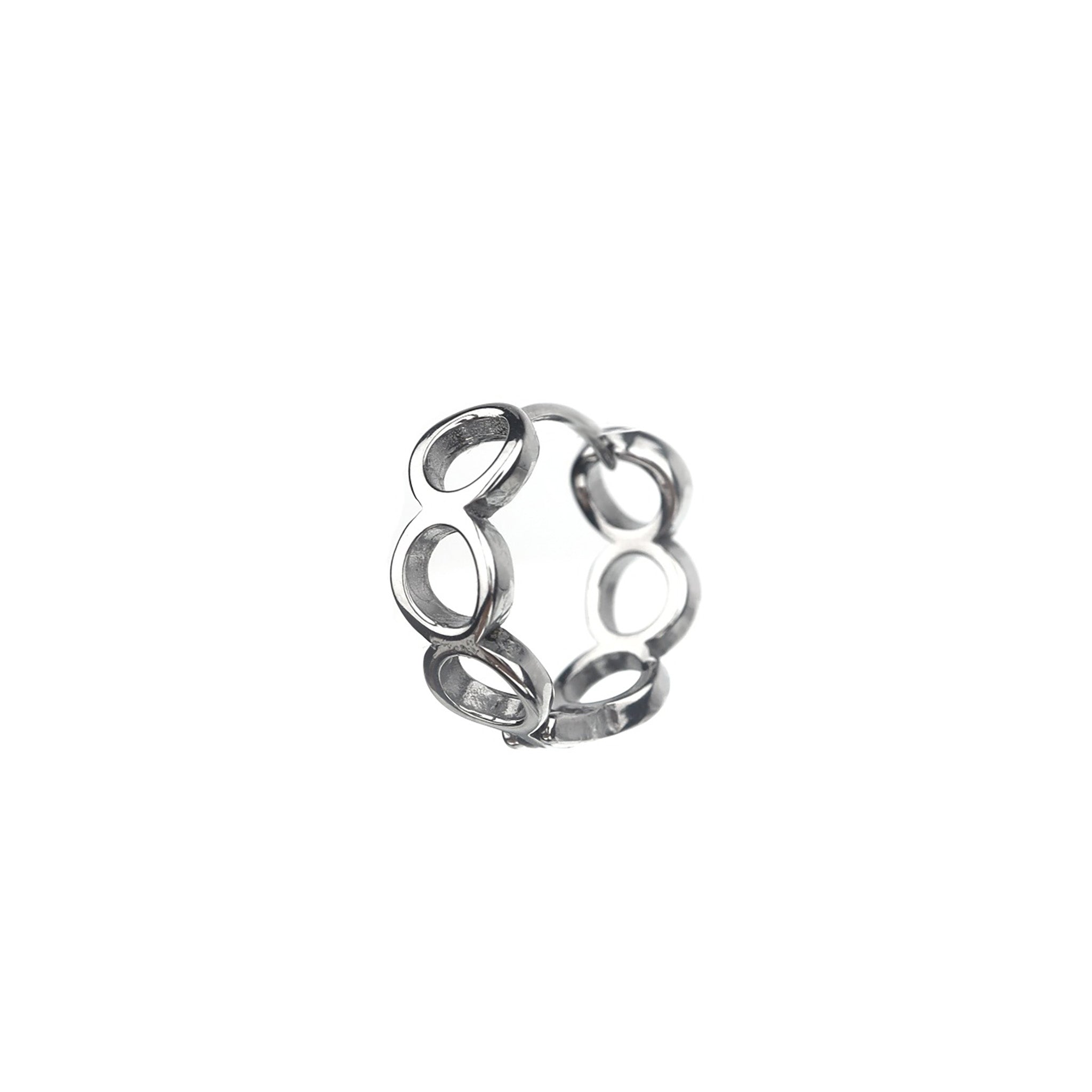 Punk Hoop Stainless Steel Earrings Clicker - Punk Hoop Stainless Steel Earrings Clicker - Single by CRUXJEWELRY