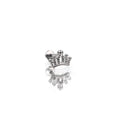 Crown Internally Threaded Stainless Steel Ear Studs - Crown Internally Threaded Stainless Steel Ear Studs - 6mm by CRUXJEWELRY