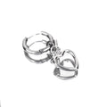 Minimalist Heart Pendant Stainless Steel Earrings - Minimalist Heart Pendant Stainless Steel Earrings - Single by CRUXJEWELRY