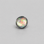 Titanium Jelly Opal Wave-Edge Piercing Top