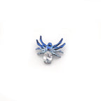 Crystal Spider Titanium Ear Studs - Crystal Spider Titanium Ear Studs - Gold / 6mm by CRUXJEWELRY