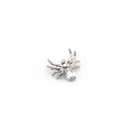 Crystal Spider Titanium Ear Studs - Crystal Spider Titanium Ear Studs - Gold / 6mm by CRUXJEWELRY