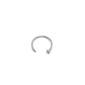 Basic Multicolored Titanium Nose Hoop - Basic Multicolored Titanium Nose Hoop - Sliver / 8mm by CRUXJEWELRY
