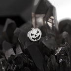 Hallowmas - Engraved Pumpkin Head Titanium Ear Studs - Hallowmas - Engraved Pumpkin Head Titanium Ear Studs - Yellow / 6mm by CRUXJEWELRY