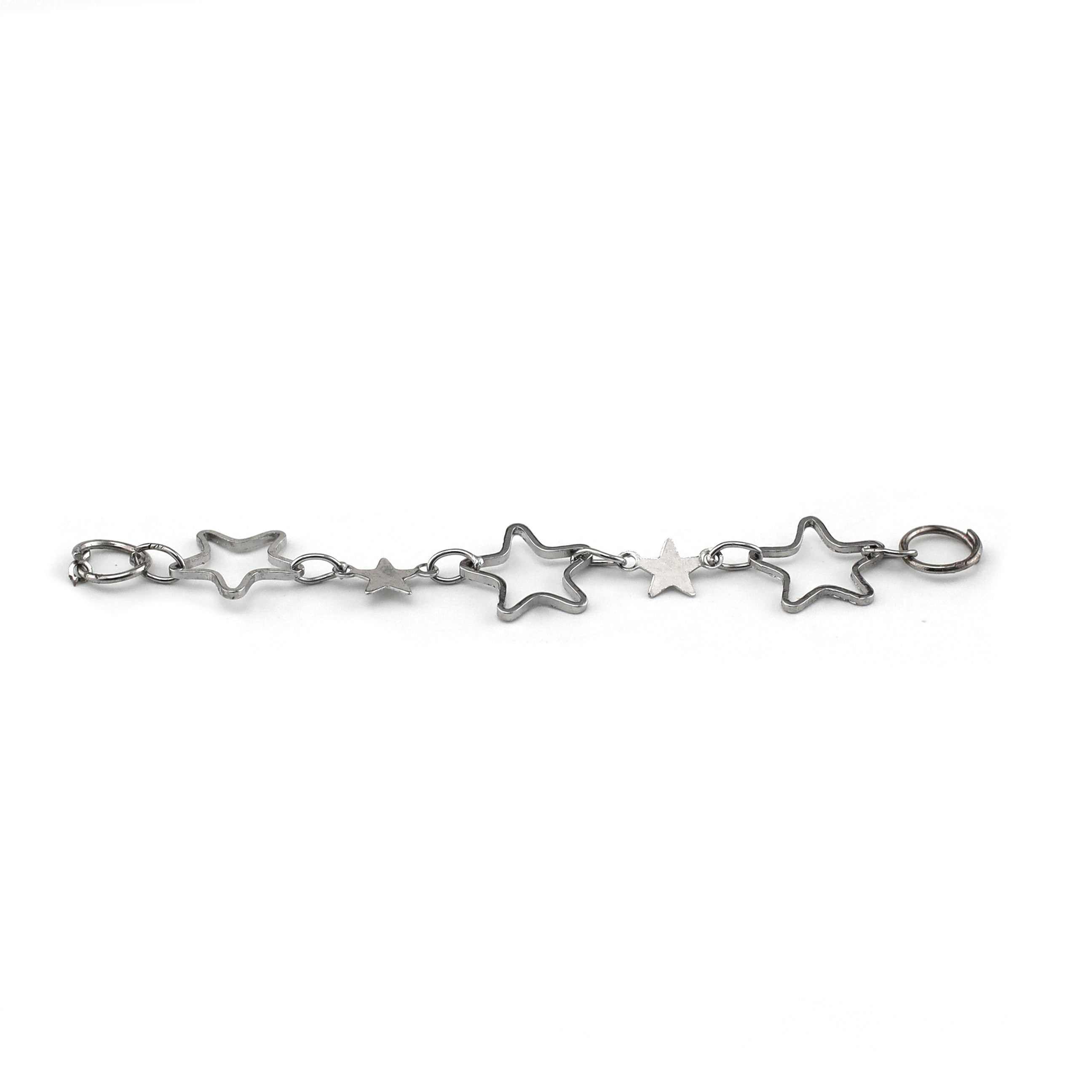 Openwork Pentagram Y2K Ear Chain - Openwork Pentagram Y2K Ear Chain - Pentagram Chain by CRUXJEWELRY