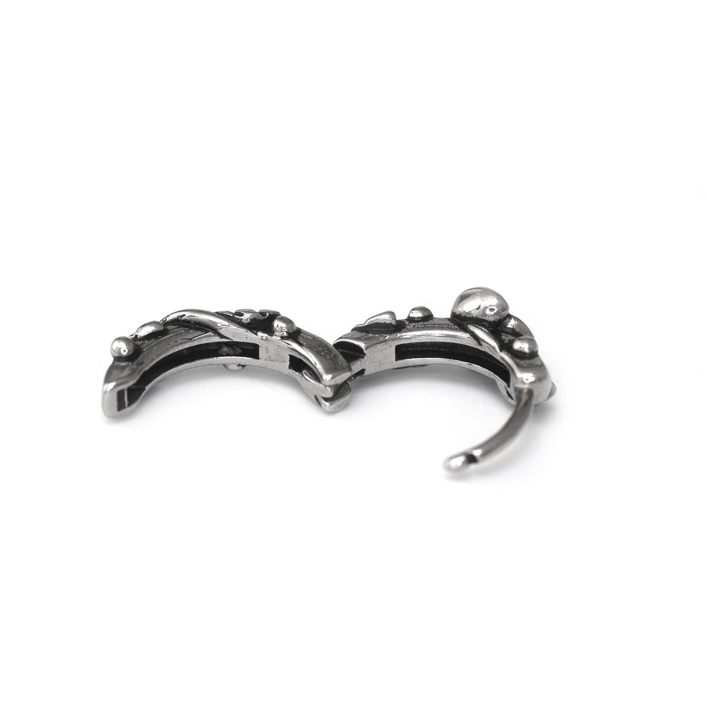 3D Rose Stainless Steel Earrings - 3D Rose Stainless Steel Earrings - Single by CRUXJEWELRY